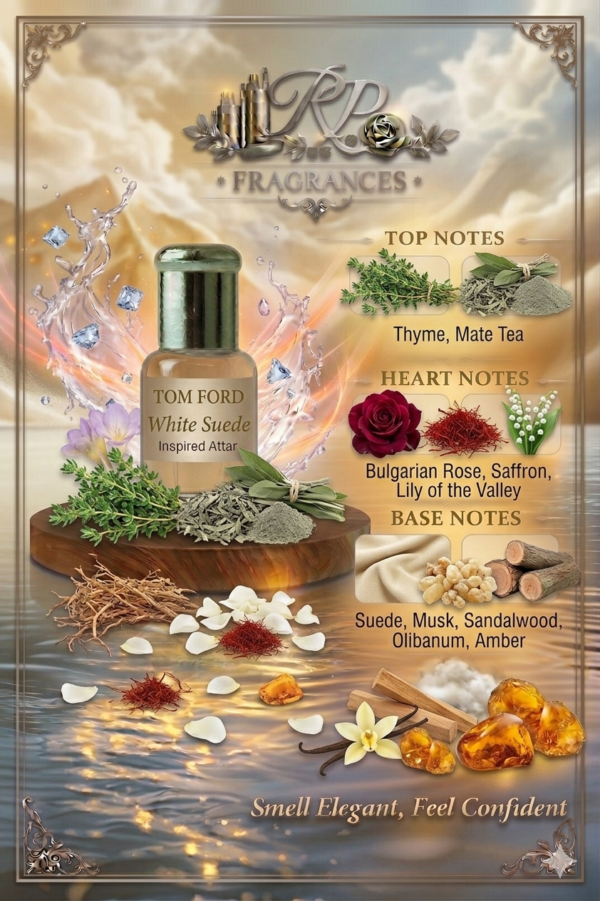 white suede inspired attar