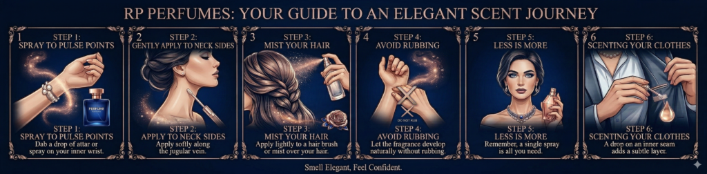 how to use perfume women